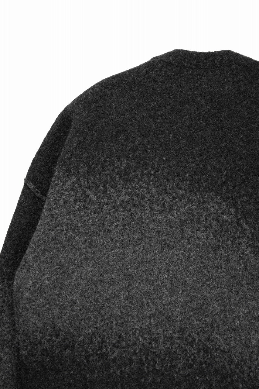 ISABEL BENENATO Yak Shaded Over Size Sweater (GRAPHITE) - Image 13