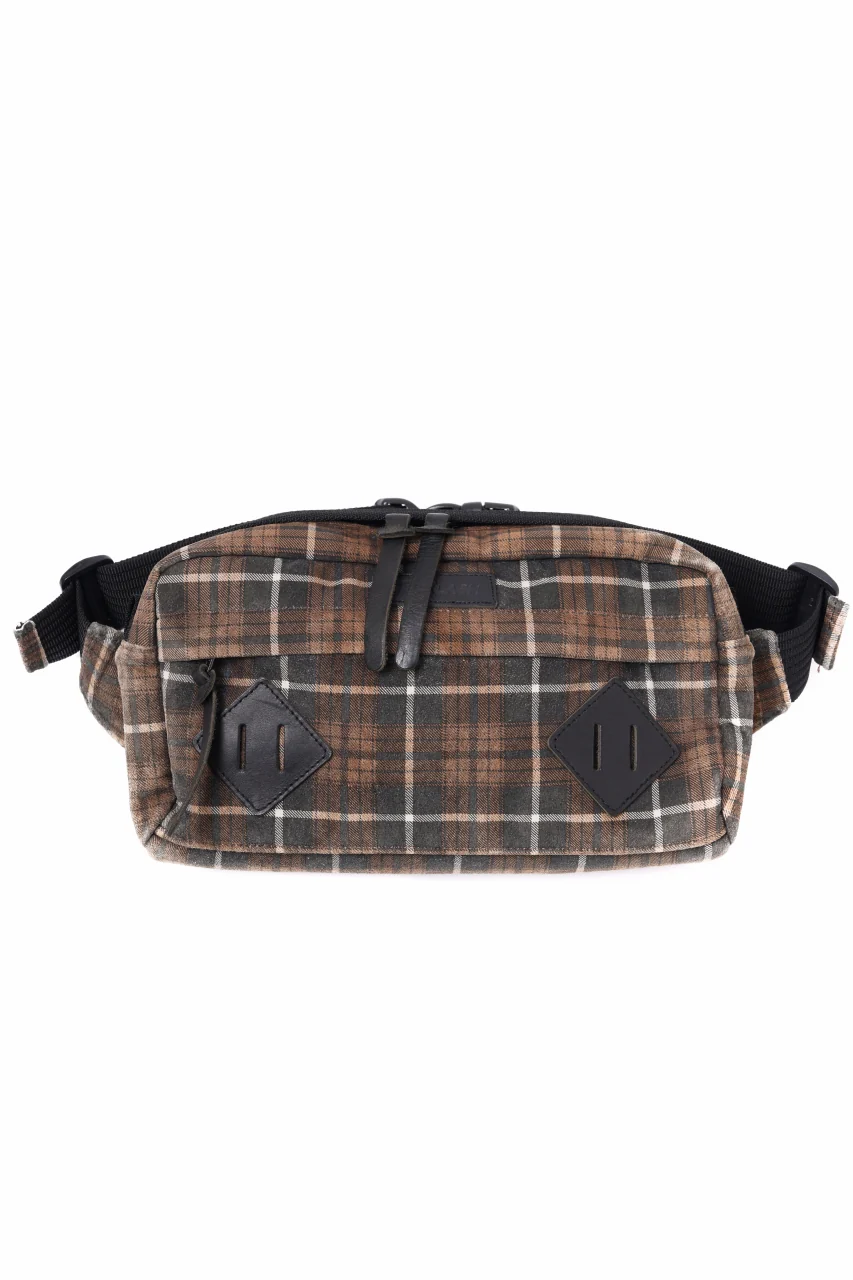 ISAMU KATAYAMA BACKLASH 2 WAY BAG / PIG SUEDE LEATHER (DARK TONE) - Image 2