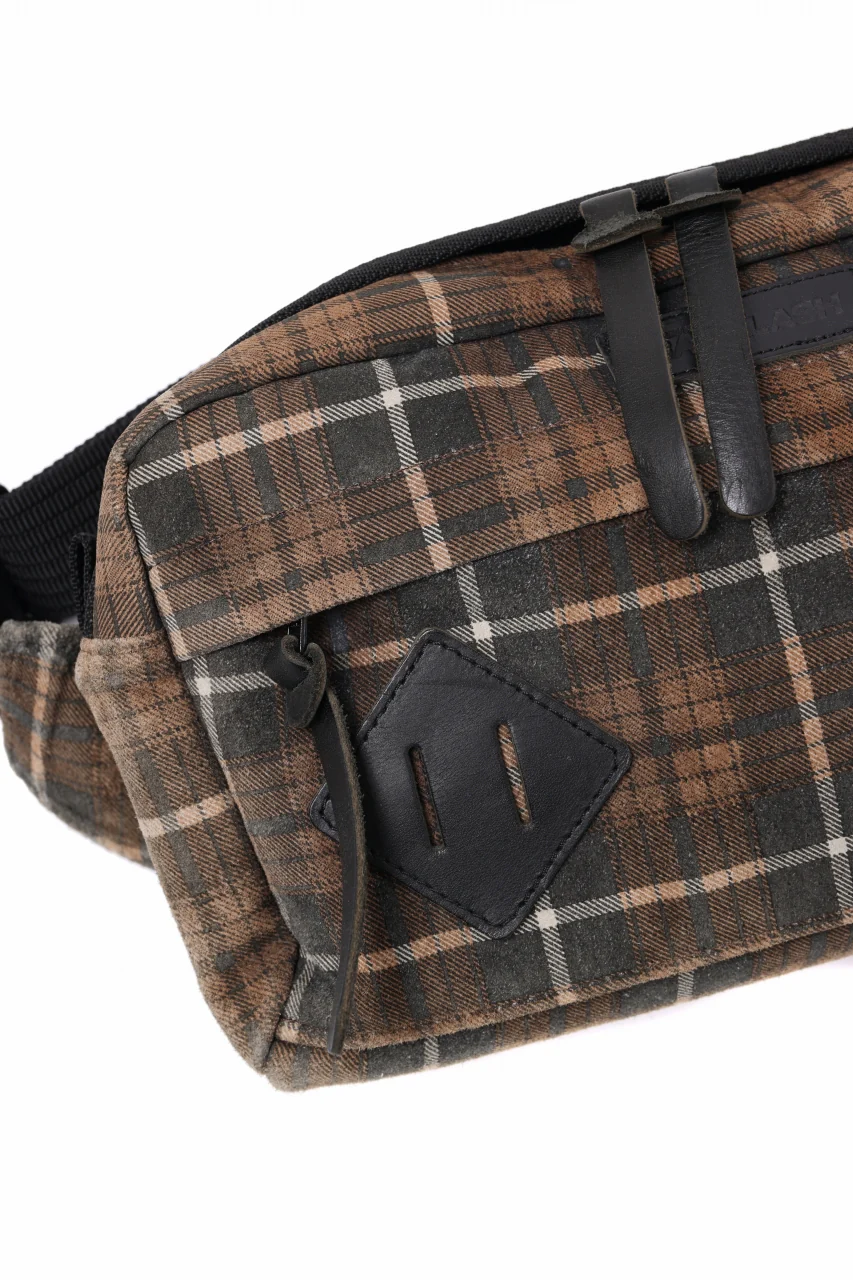 ISAMU KATAYAMA BACKLASH 2 WAY BAG / PIG SUEDE LEATHER (DARK TONE) - Image 5