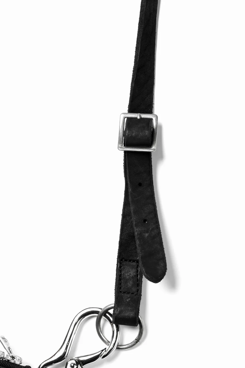 ISAMU KATAYAMA BACKLASH 2WAY BAM BAG / ITALY-SHOULDER OBJECT DYED (BLACK) - Image 13