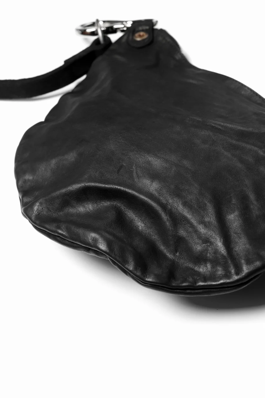 ISAMU KATAYAMA BACKLASH 2WAY BAM BAG / ITALY-SHOULDER OBJECT DYED (BLACK) - Image 15