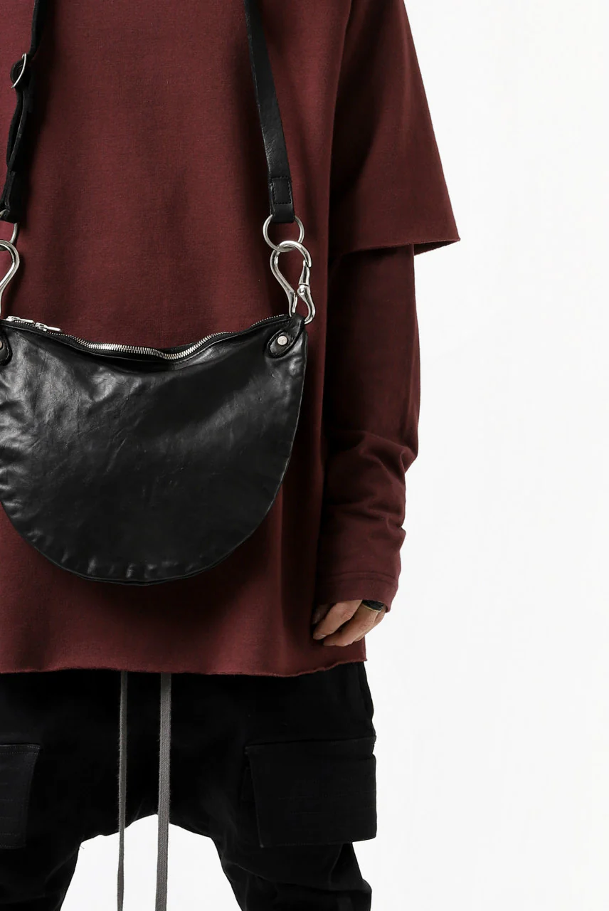 ISAMU KATAYAMA BACKLASH 2WAY BAM BAG / ITALY-SHOULDER OBJECT DYED (BLACK) - Image 37