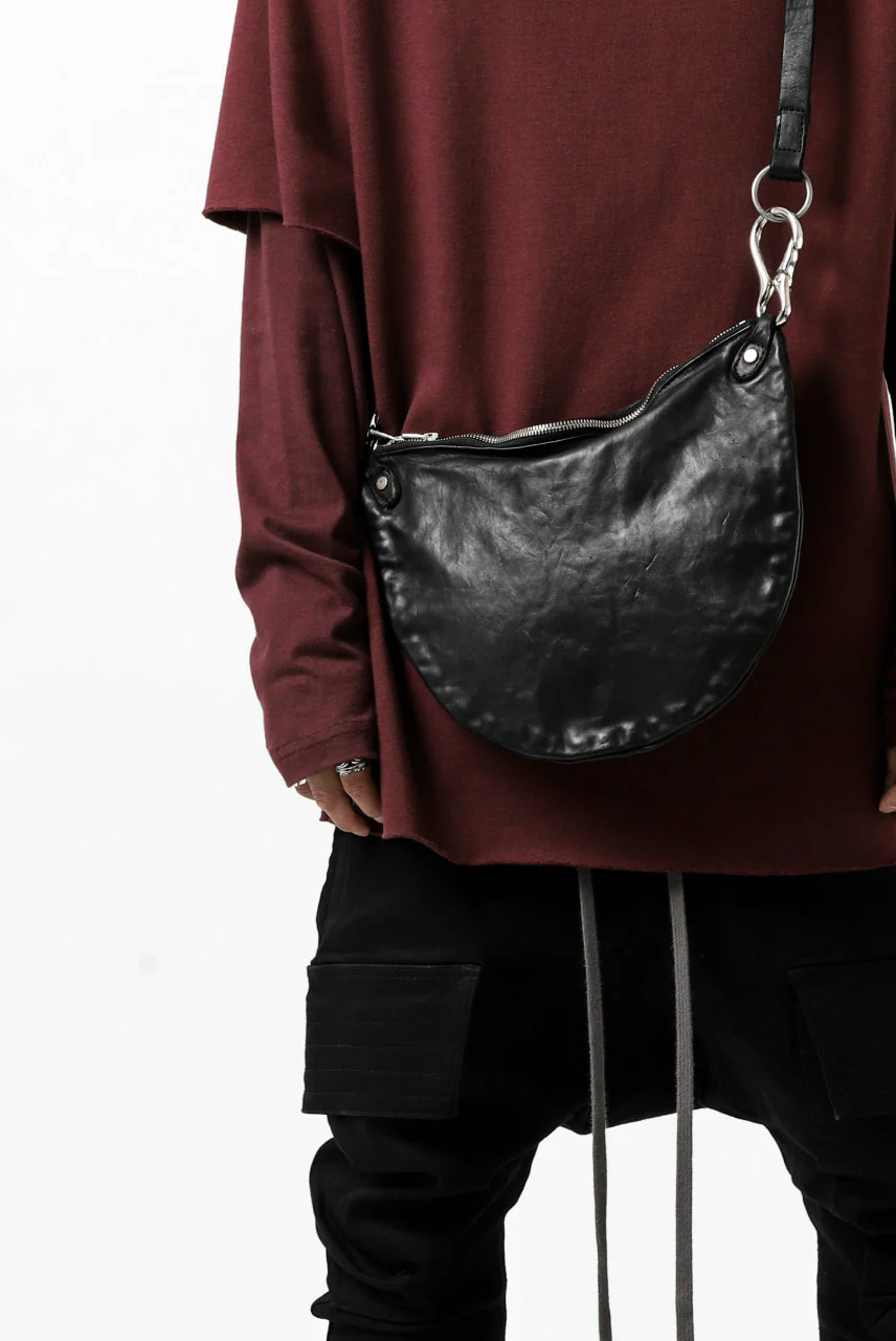 ISAMU KATAYAMA BACKLASH 2WAY BAM BAG / ITALY-SHOULDER OBJECT DYED (BLACK) - Image 38