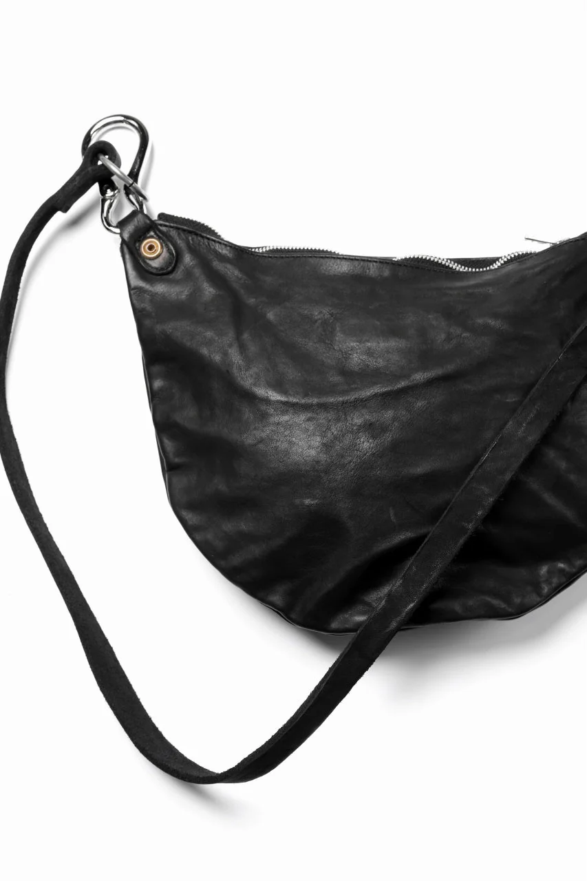 ISAMU KATAYAMA BACKLASH 2WAY BAM BAG / ITALY SHOULDER OBJECT DYED (BLACK) - Image 12
