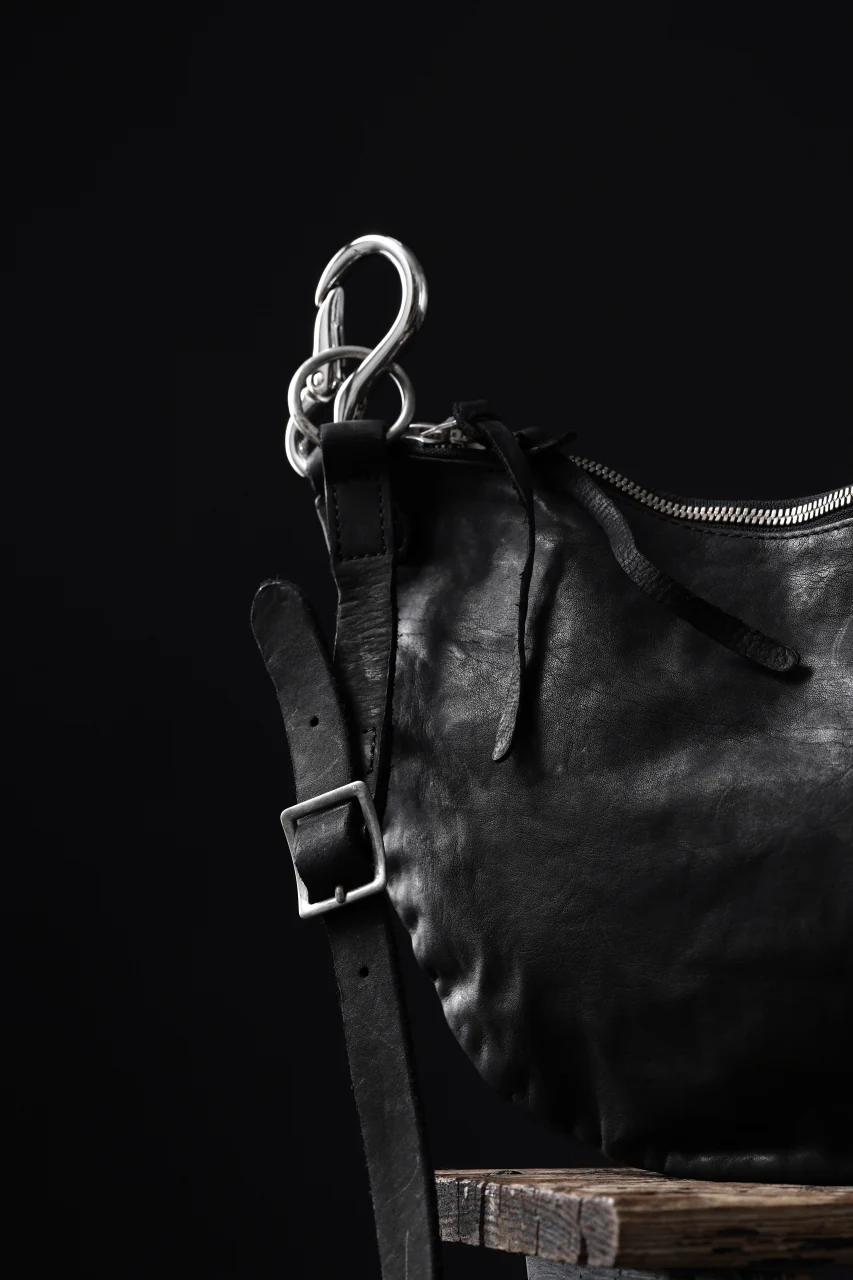 ISAMU KATAYAMA BACKLASH 2WAY BAM BAG / ITALY SHOULDER OBJECT DYED (BLACK) - Image 26