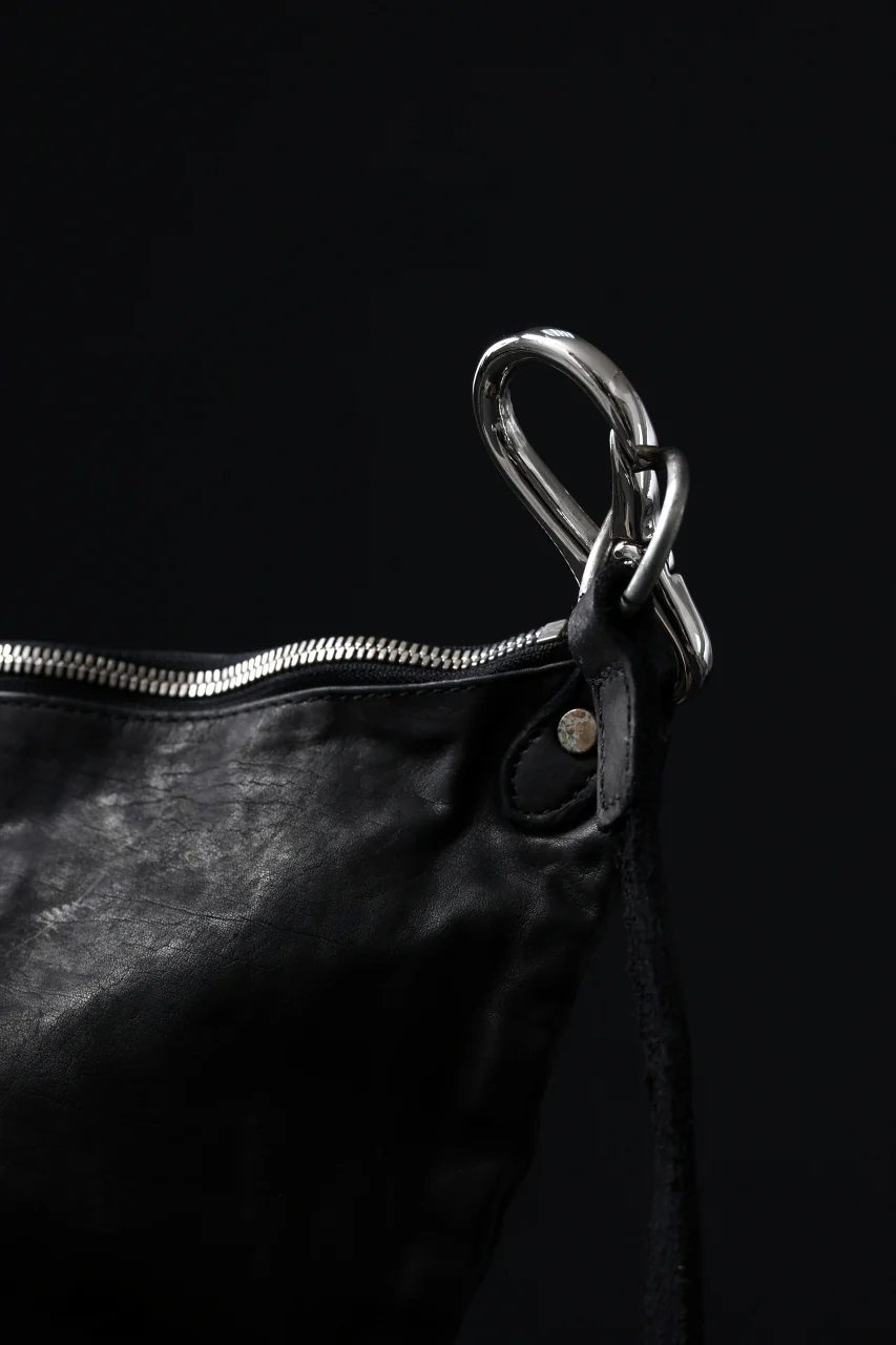 ISAMU KATAYAMA BACKLASH 2WAY BAM BAG / ITALY SHOULDER OBJECT DYED (BLACK) - Image 27