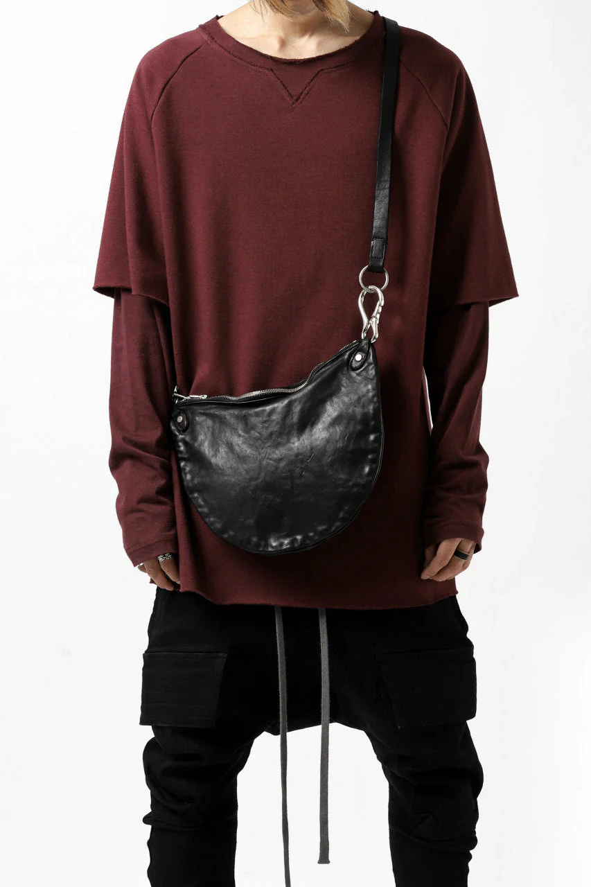 ISAMU KATAYAMA BACKLASH 2WAY BAM BAG / ITALY SHOULDER OBJECT DYED (BLACK) - Image 44