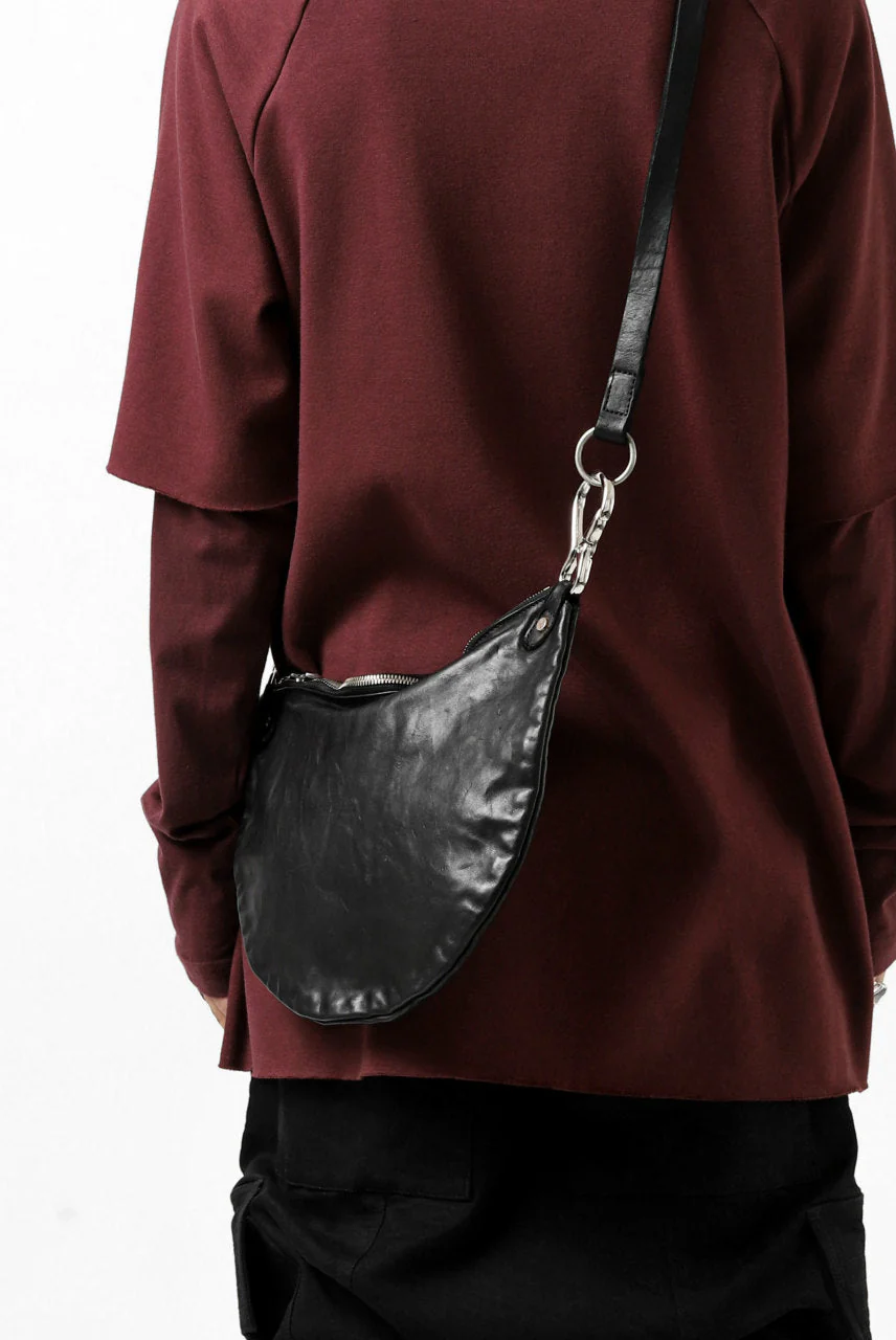 ISAMU KATAYAMA BACKLASH 2WAY BAM BAG / ITALY SHOULDER OBJECT DYED (BLACK) - Image 50
