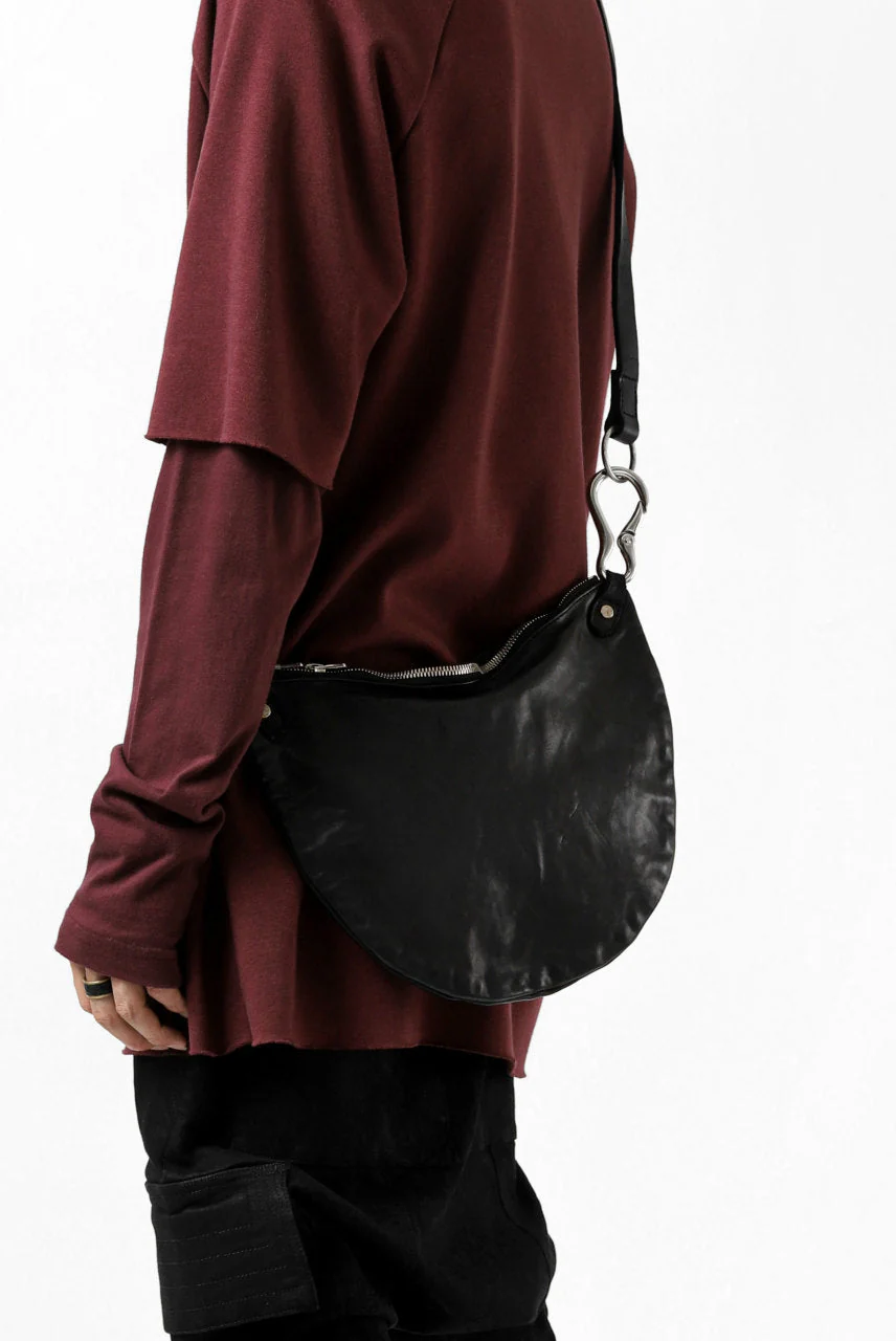 ISAMU KATAYAMA BACKLASH 2WAY BAM BAG / ITALY SHOULDER OBJECT DYED (BLACK) - Image 56