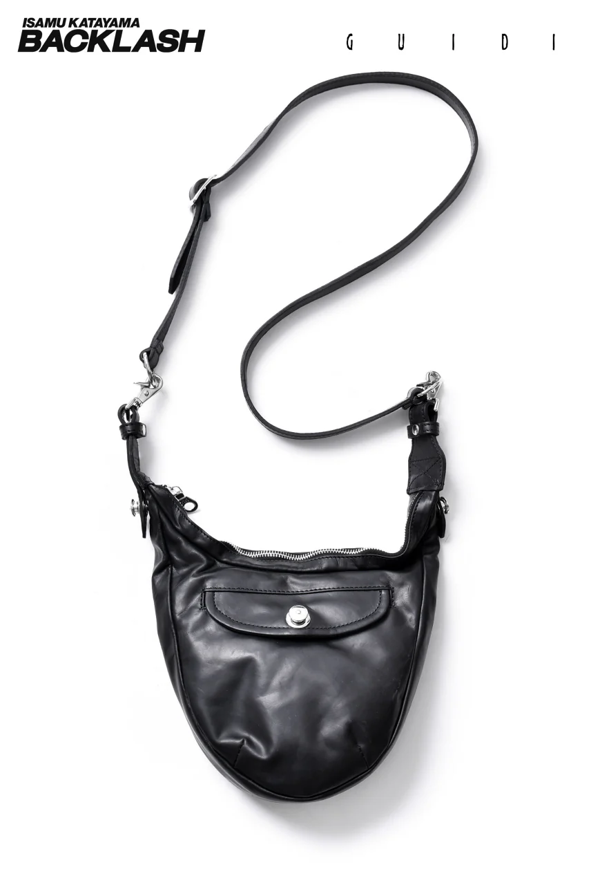 ISAMU KATAYAMA BACKLASH 2WAY POUCH [ GUIDI CALF ]