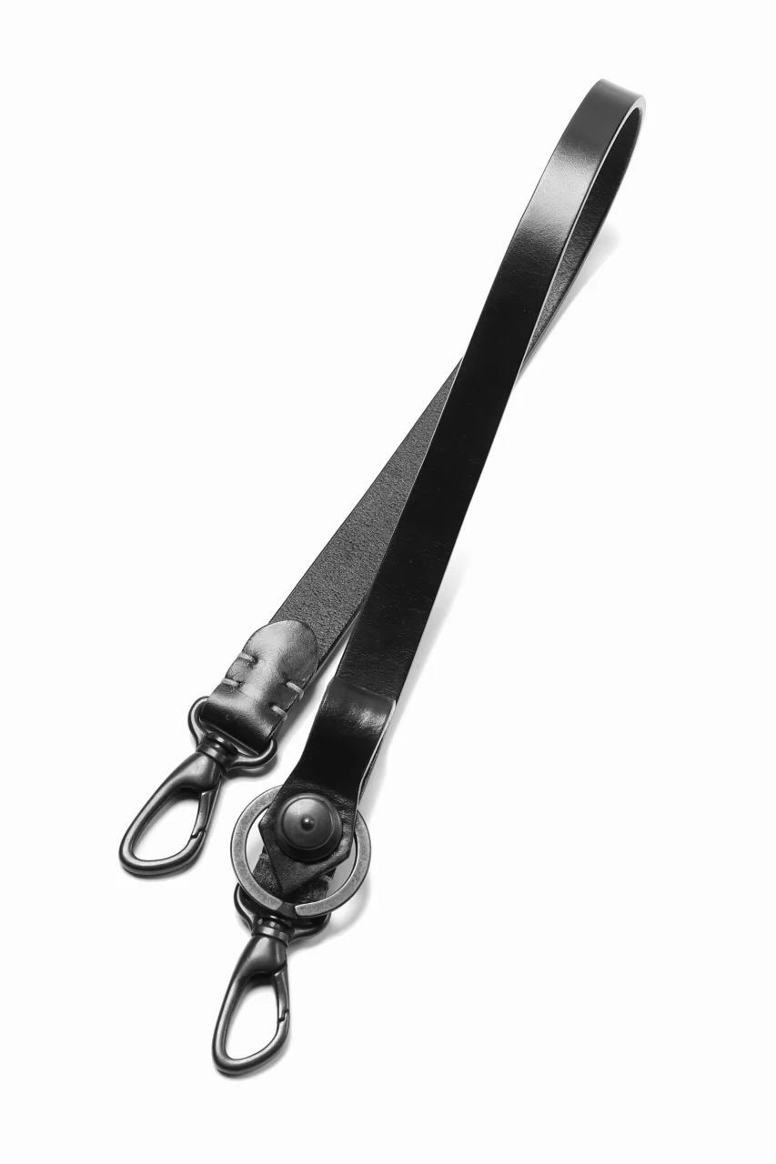 ISAMU KATAYAMA BACKLASH ATTACHMENT CORD / BRIDLE LEATHER (BLACK)