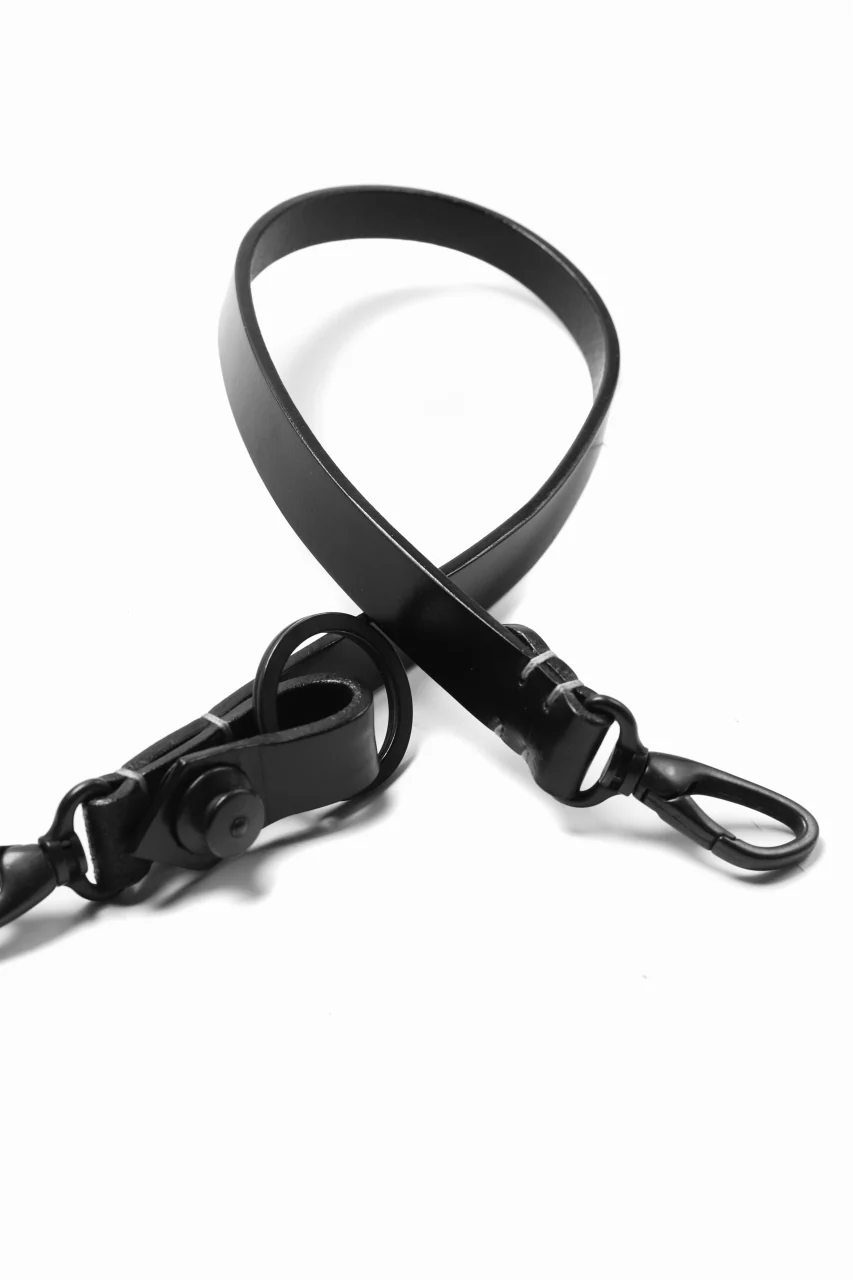 ISAMU KATAYAMA BACKLASH ATTACHMENT CORD / BRIDLE LEATHER (BLACK) - Image 13