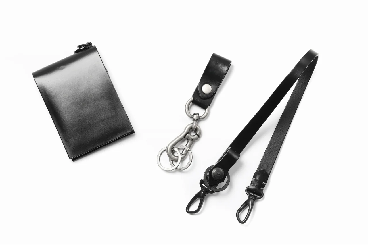 ISAMU KATAYAMA BACKLASH ATTACHMENT CORD / BRIDLE LEATHER (BLACK) - Image 20