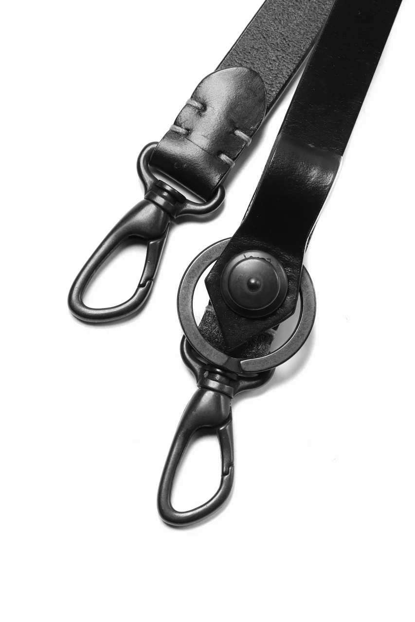 ISAMU KATAYAMA BACKLASH ATTACHMENT CORD / BRIDLE LEATHER (BLACK) - Image 5