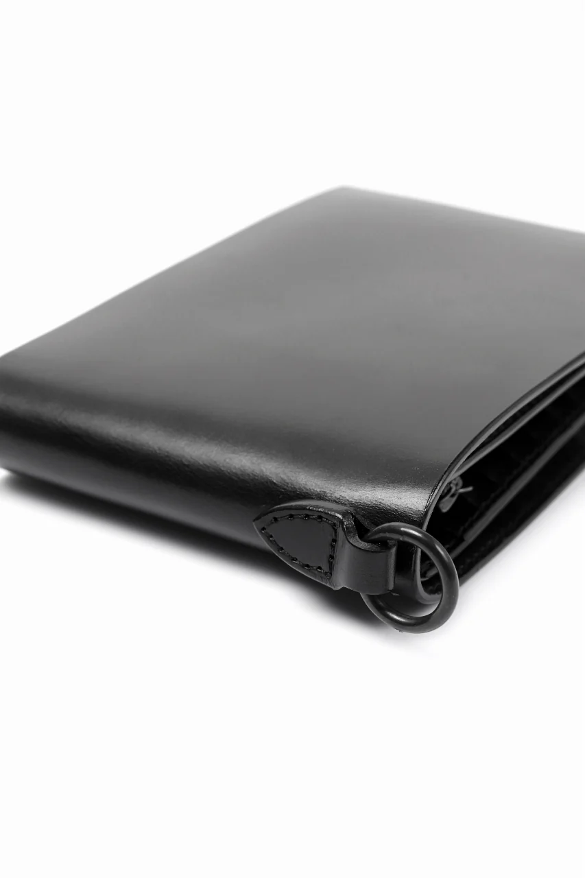ISAMU KATAYAMA BACKLASH BILLFOLD WALLET / BRIDLE LEATHER (BLACK) - Image 11