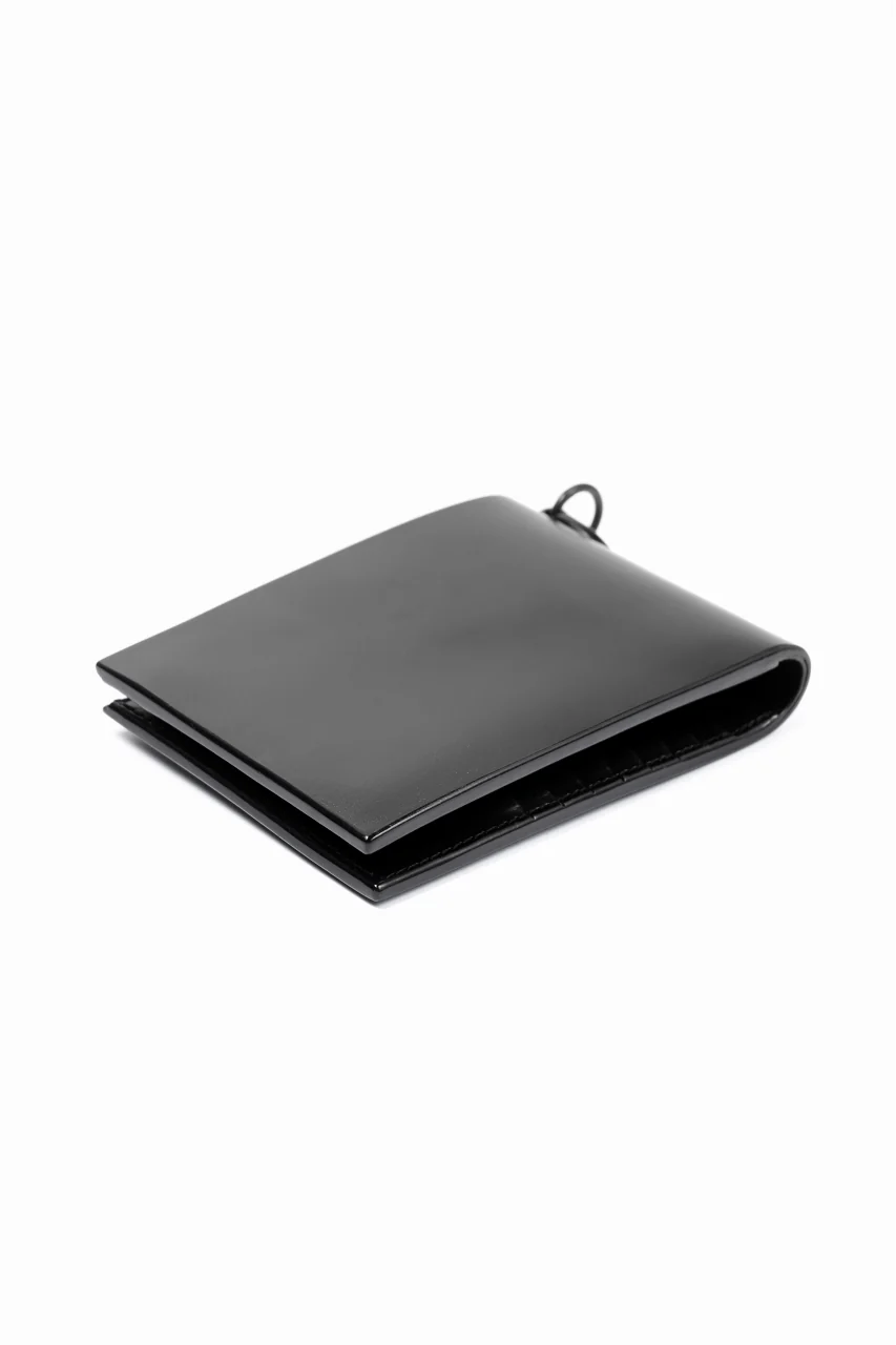 ISAMU KATAYAMA BACKLASH BILLFOLD WALLET / BRIDLE LEATHER (BLACK) - Image 6