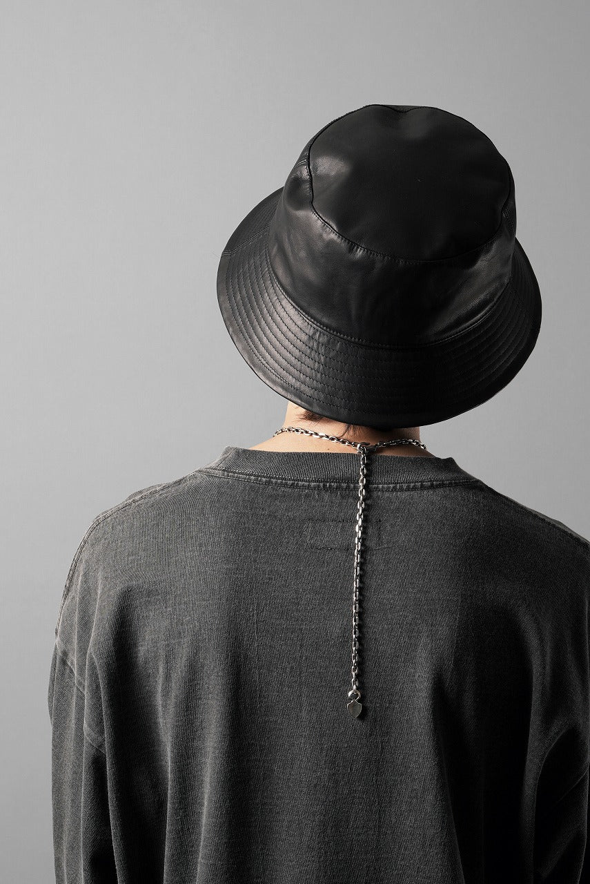 ISAMU KATAYAMA BACKLASH BUCKET HAT / MONOCHROME LUXURY STEER (BLACK) - Image 19