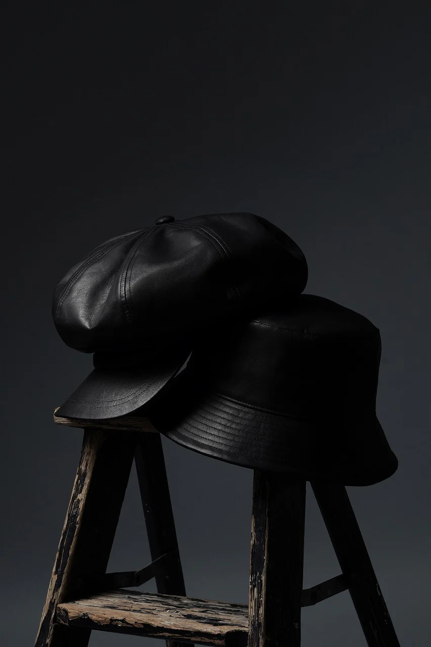 ISAMU KATAYAMA BACKLASH BUCKET HAT / MONOCHROME LUXURY STEER (BLACK) - Image 28