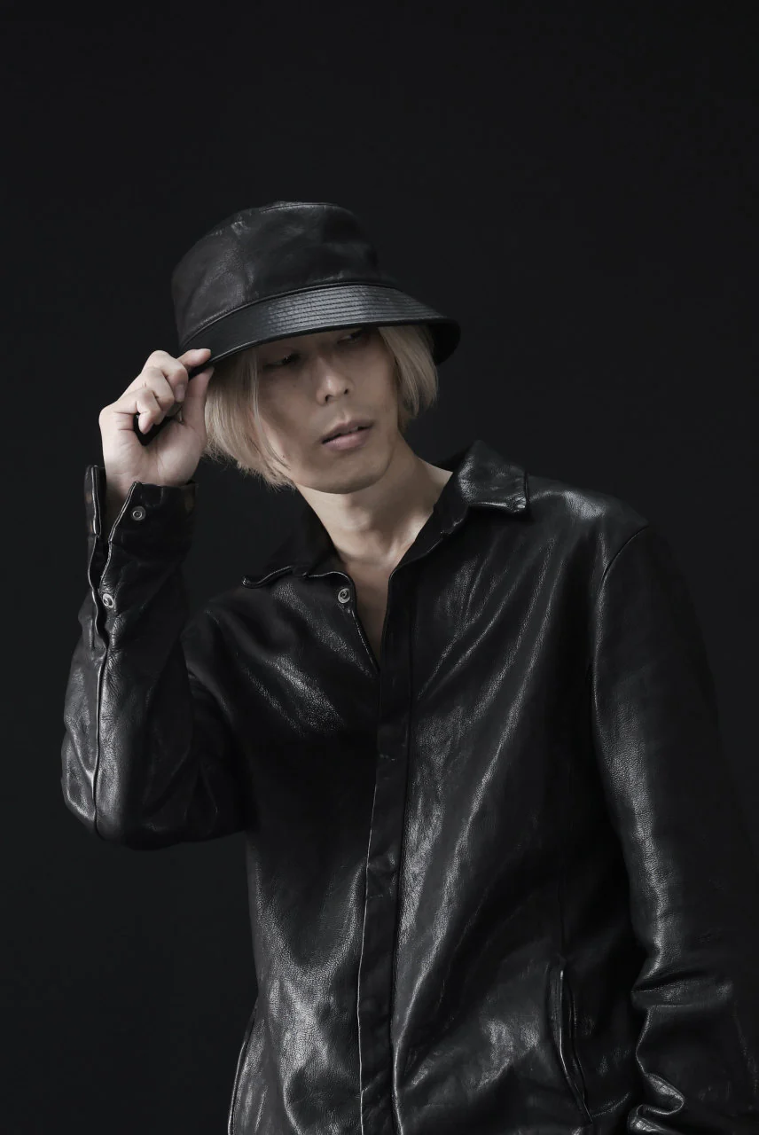 ISAMU KATAYAMA BACKLASH BUCKET HAT / MONOCHROME LUXURY STEER (BLACK) - Image 15