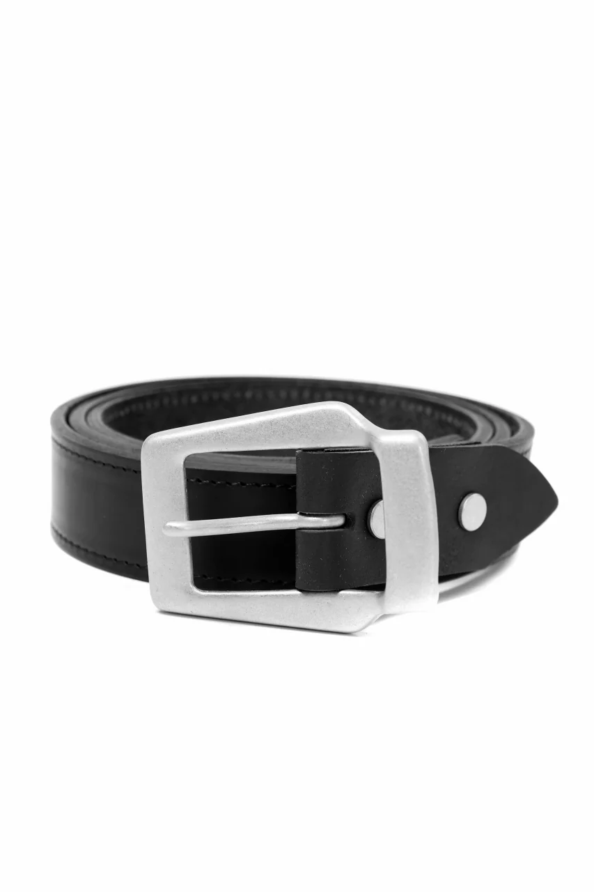ISAMU KATAYAMA BACKLASH BUCKLE BELT 30mm / GUIDI SHOULDER + GUIDI HORSE-CLAP(BLACK) - Image 3