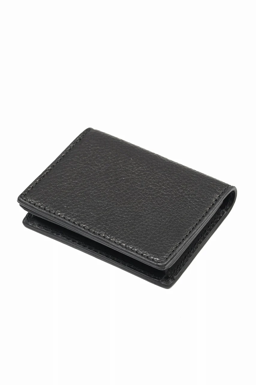 ISAMU KATAYAMA BACKLASH "Capra Gluc" TINY CARD CASE / GUIDI GOAT (BLACK) - Image 3