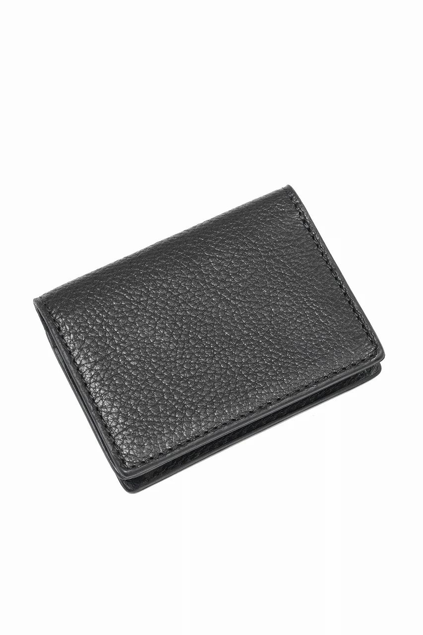 ISAMU KATAYAMA BACKLASH "Capra Gluc" TINY CARD CASE / GUIDI GOAT (BLACK) - Image 4