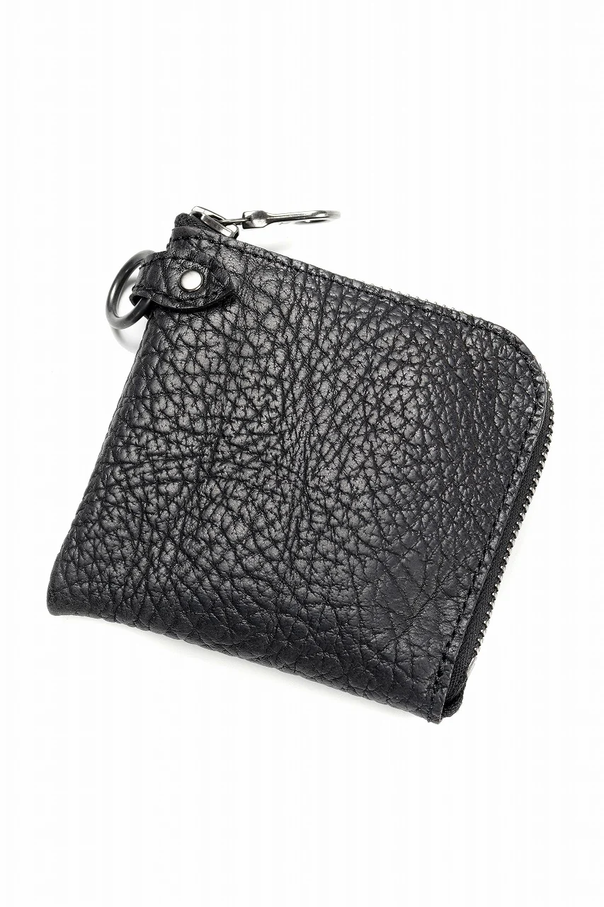 ISAMU KATAYAMA BACKLASH COIN PURSE / MARYAM HEAT SHRINK HORSE BUTT (BLACK) - Image 3