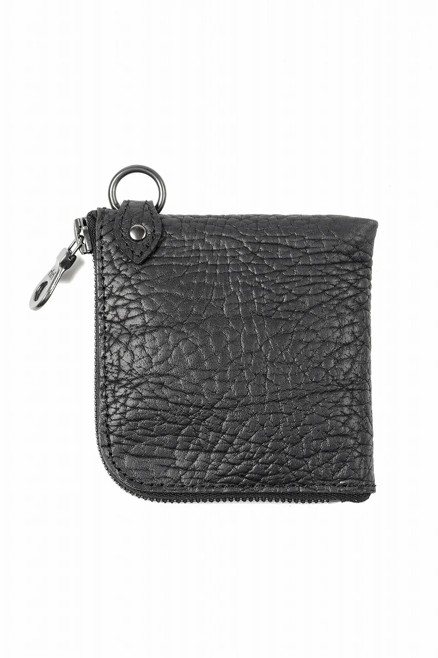 ISAMU KATAYAMA BACKLASH COIN PURSE / MARYAM HEAT SHRINK HORSE BUTT (BLACK) - Image 4