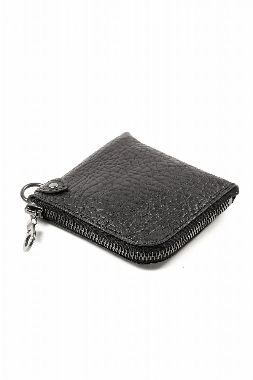 ISAMU KATAYAMA BACKLASH COIN PURSE / MARYAM HEAT SHRINK HORSE BUTT (BLACK) - Image 5