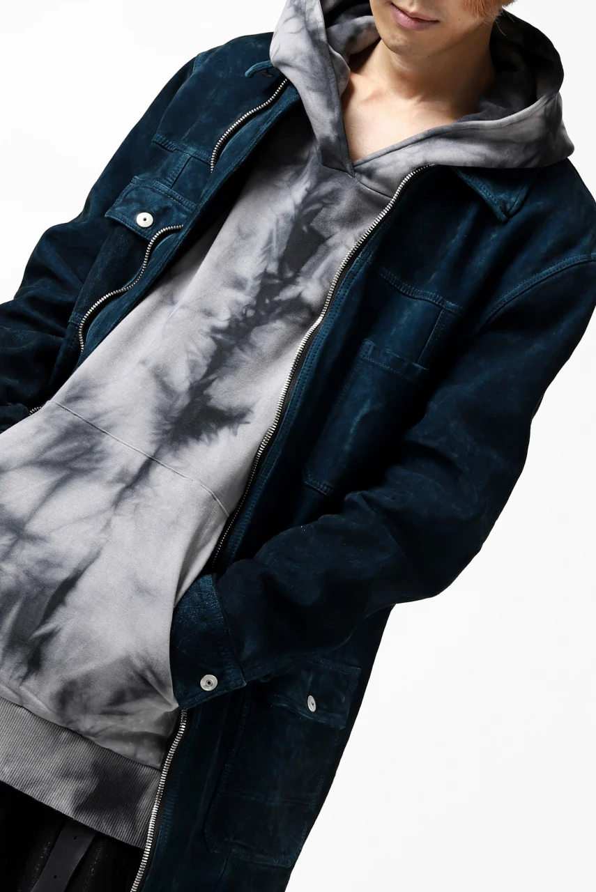 ISAMU KATAYAMA BACKLASH COVERALL JACKET / REVERSE CALF OBJECT DYED (NAVY) - Image 47