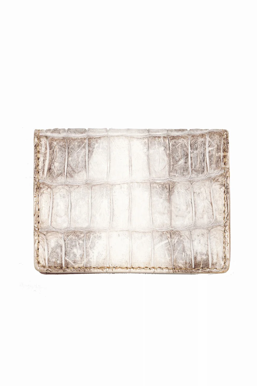 ISAMU KATAYAMA BACKLASH CROCODILE CARD CASE (HIMALAYAS) - Image 2