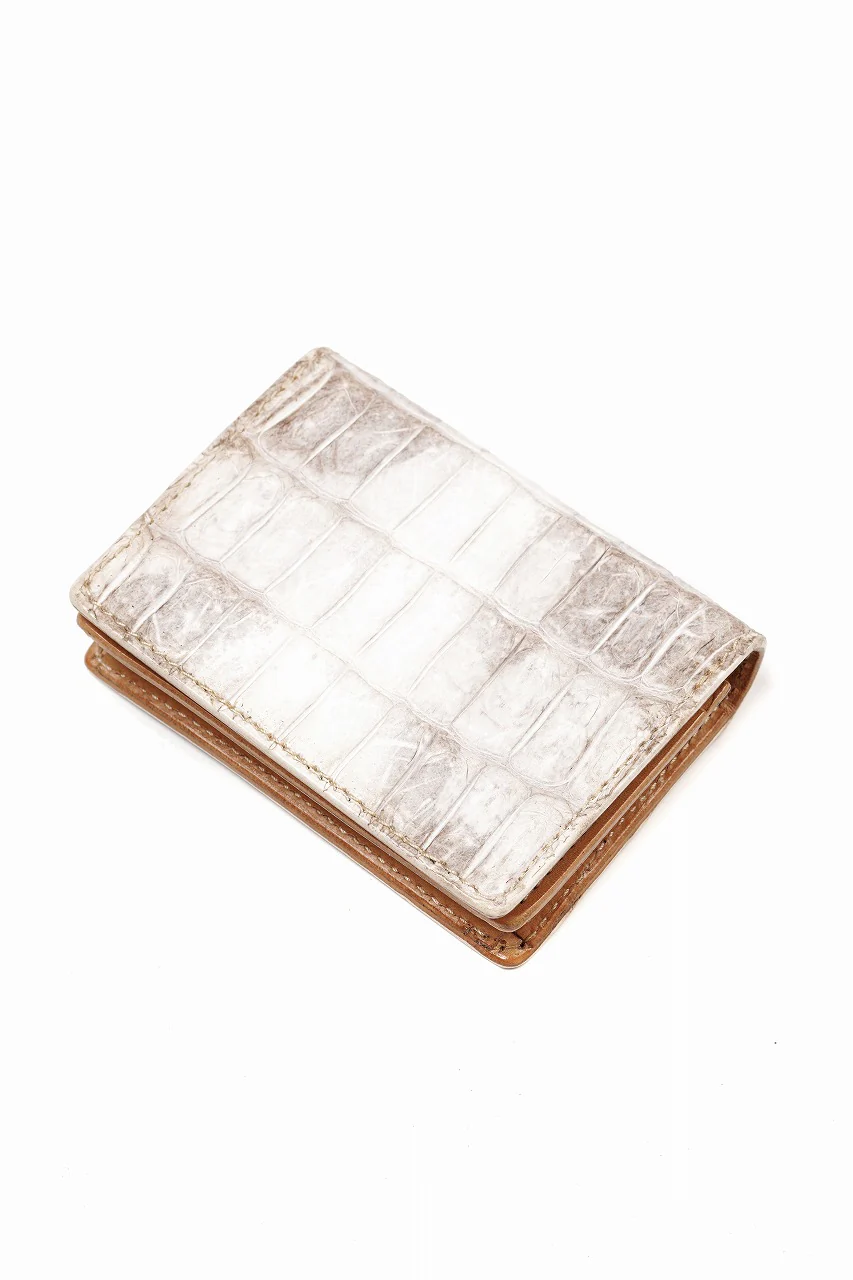 ISAMU KATAYAMA BACKLASH CROCODILE CARD CASE (HIMALAYAS) - Image 3