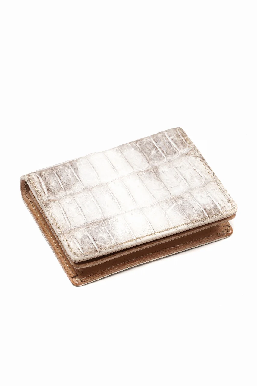 ISAMU KATAYAMA BACKLASH CROCODILE CARD CASE (HIMALAYAS) - Image 5