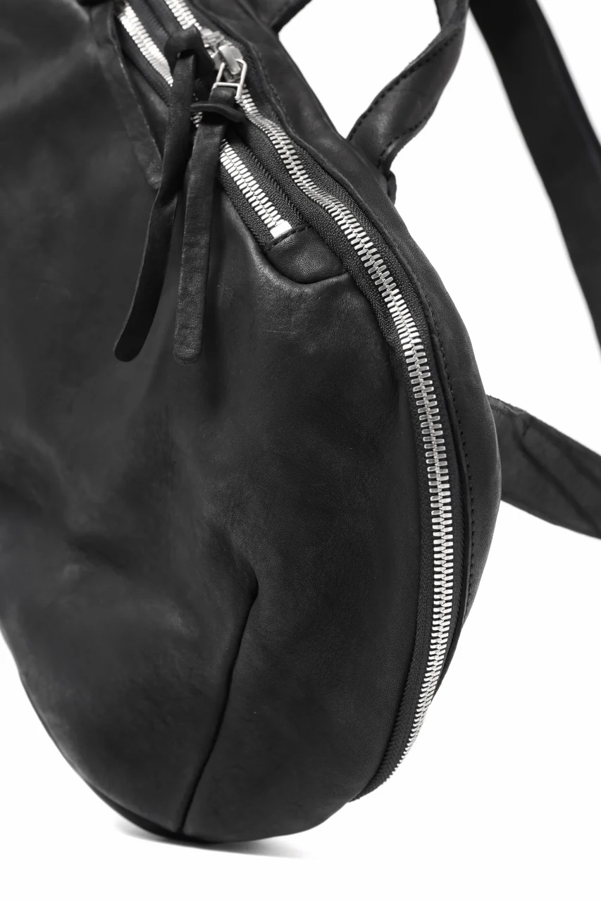 ISAMU KATAYAMA BACKLASH CROSSBODY BAG / DOUBLE-SHOULDER OBJECT DYED (BLACK) - Image 17