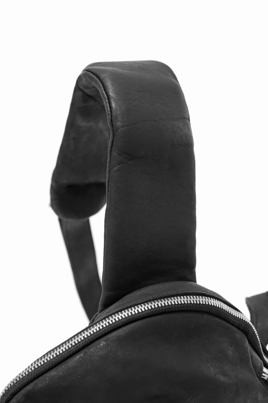 ISAMU KATAYAMA BACKLASH CROSSBODY BAG / DOUBLE-SHOULDER OBJECT DYED (BLACK) - Image 18