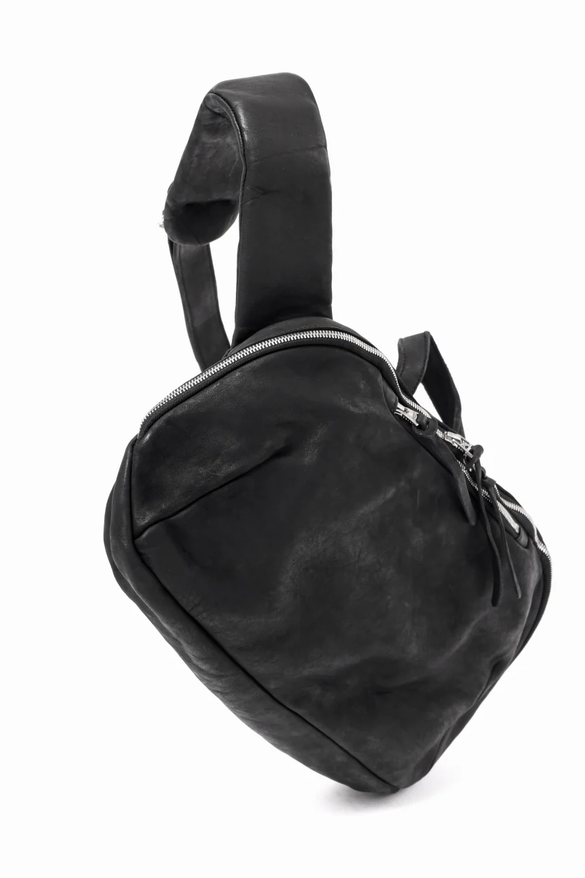 ISAMU KATAYAMA BACKLASH CROSSBODY BAG / DOUBLE-SHOULDER OBJECT DYED (BLACK) - Image 5