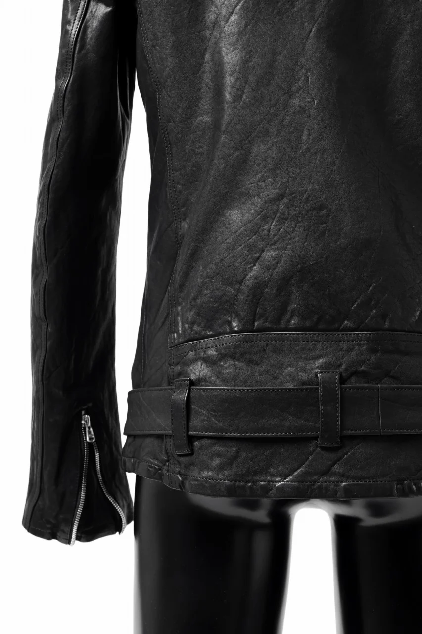 ISAMU KATAYAMA BACKLASH DOUBLE BREASTED JACKET / DOUBLE-SHOULDER OBJECT DYED (BLACK) - Image 41