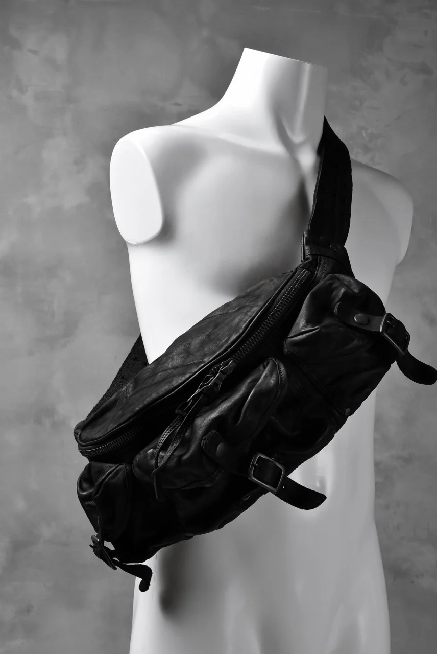 ISAMU KATAYAMA BACKLASH "DoubleShoulder" MIL-BAG (BLACK) - Image 25