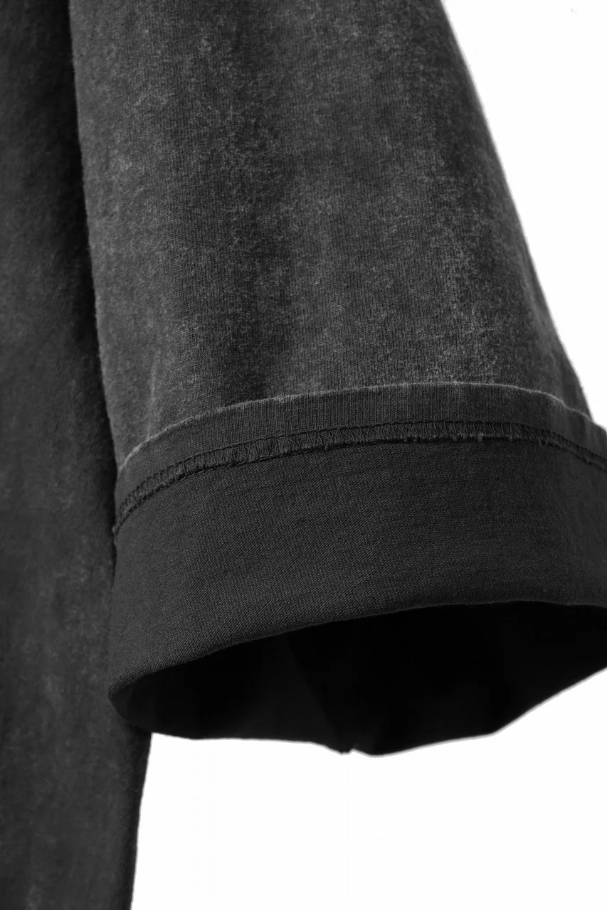 ISAMU KATAYAMA BACKLASH DYEING OVERSIZE TOPS / VINTAGE PROSESSED JERSEY (BLACK) - Image 14