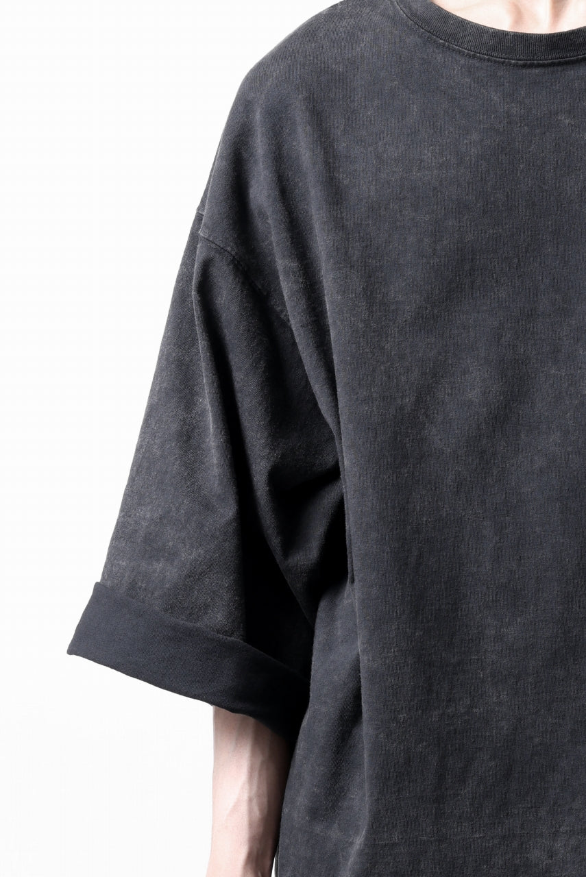 ISAMU KATAYAMA BACKLASH DYEING OVERSIZE TOPS / VINTAGE PROSESSED JERSEY (BLACK) - Image 31