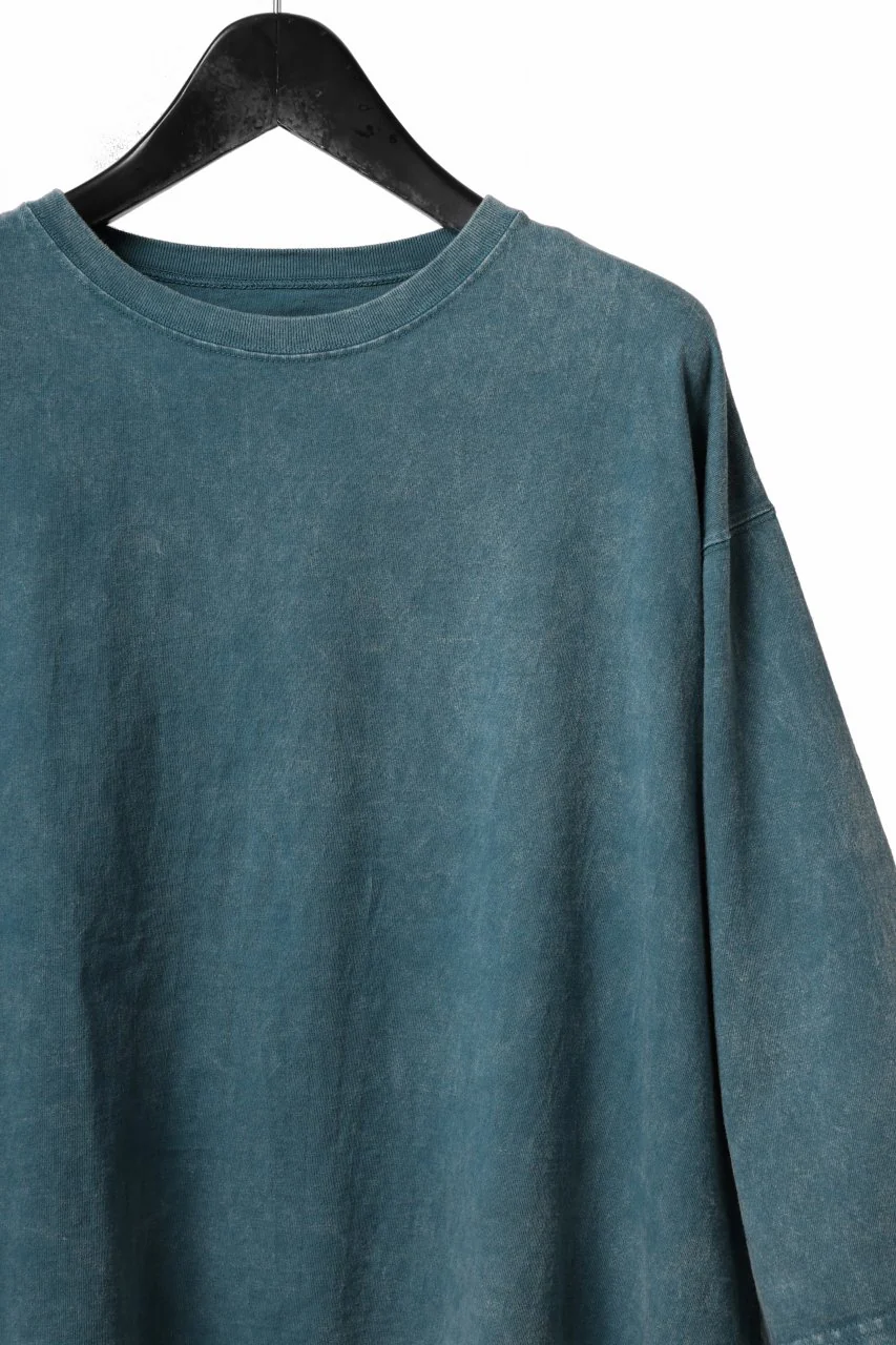ISAMU KATAYAMA BACKLASH DYEING OVERSIZE TOPS / VINTAGE PROSESSED JERSEY (BLUE) - Image 10