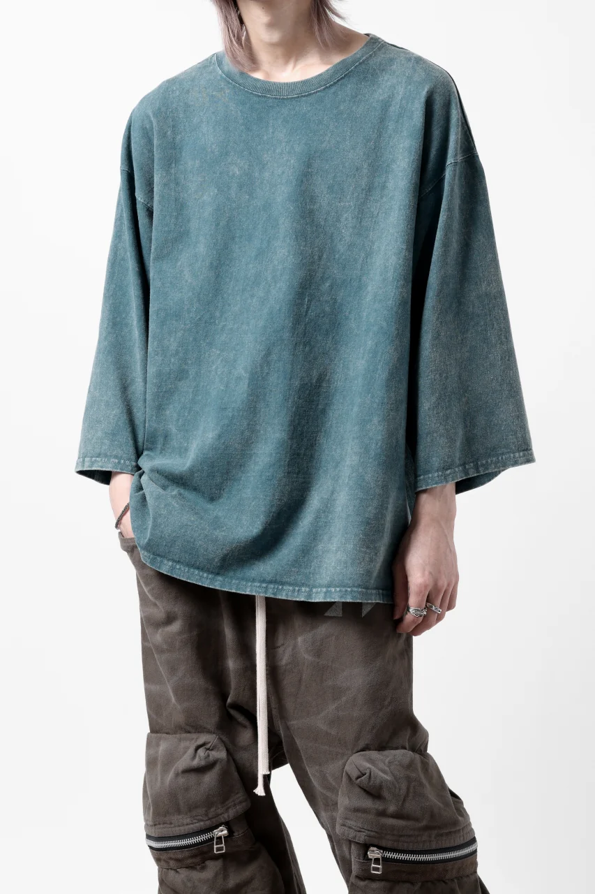 ISAMU KATAYAMA BACKLASH DYEING OVERSIZE TOPS / VINTAGE PROSESSED JERSEY (BLUE) - Image 24