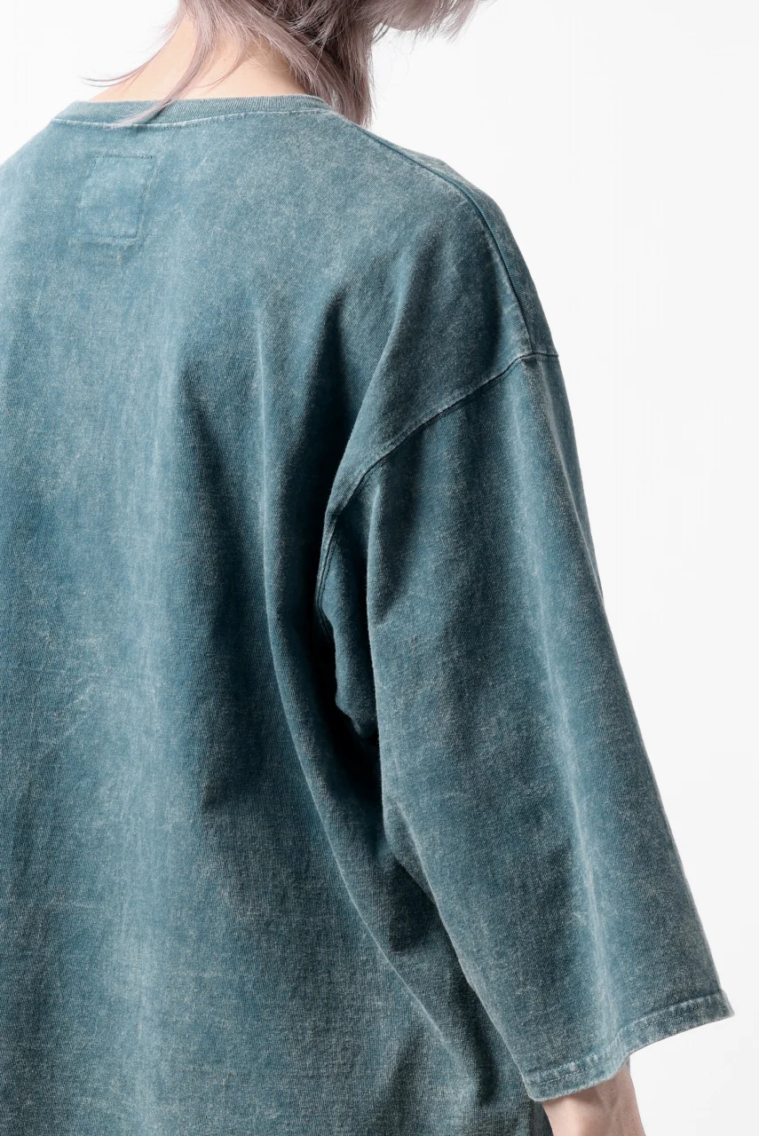 ISAMU KATAYAMA BACKLASH DYEING OVERSIZE TOPS / VINTAGE PROSESSED JERSEY (BLUE) - Image 33