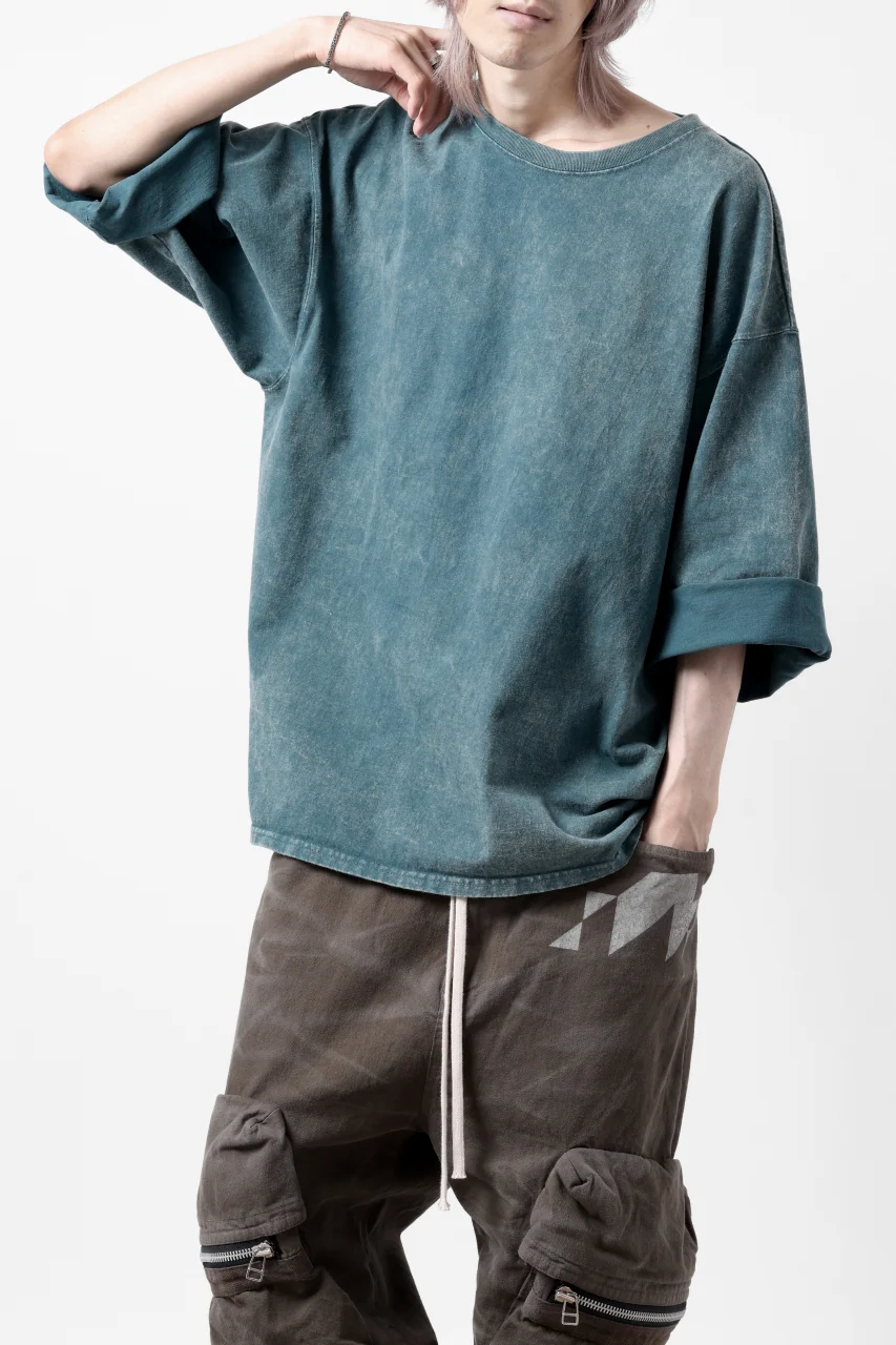ISAMU KATAYAMA BACKLASH DYEING OVERSIZE TOPS / VINTAGE PROSESSED JERSEY (BLUE) - Image 6
