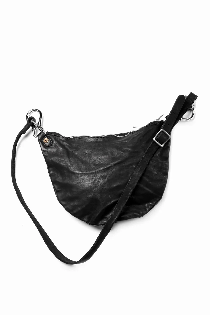 ISAMU KATAYAMA BACKLASH exclusive 2WAY BAM BAG / ITALY SHOULDER OBJECT DYED (BLACK)