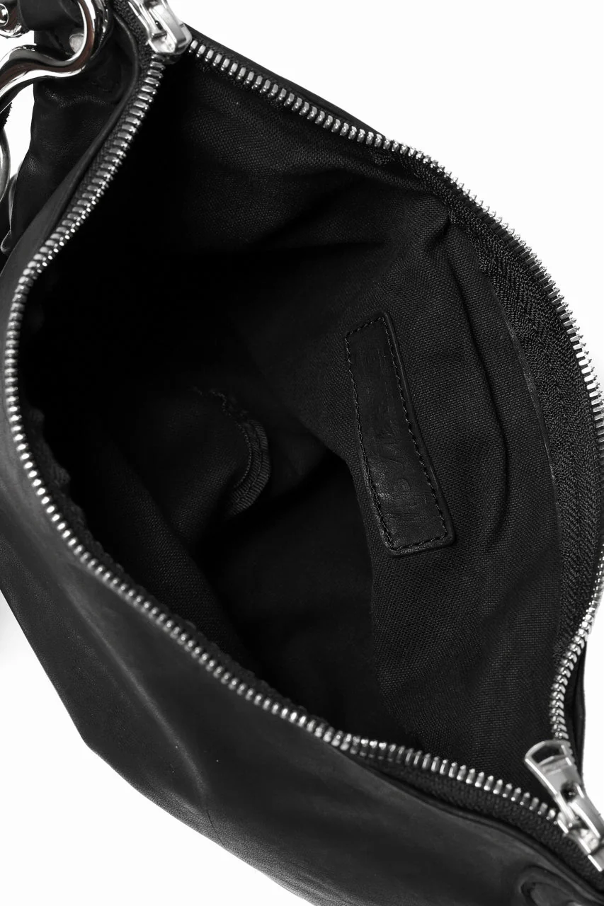 ISAMU KATAYAMA BACKLASH exclusive 2WAY BAM BAG / ITALY SHOULDER OBJECT DYED (BLACK) - Image 20