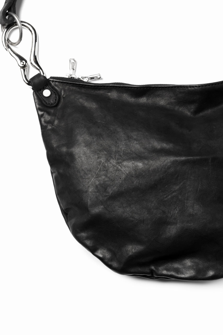 ISAMU KATAYAMA BACKLASH exclusive 2WAY BAM BAG / ITALY SHOULDER OBJECT DYED (BLACK) - Image 6
