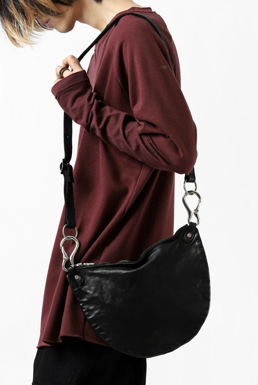 ISAMU KATAYAMA BACKLASH exclusive 2WAY BAM BAG / ITALY SHOULDER OBJECT DYED (BLACK) - Image 60