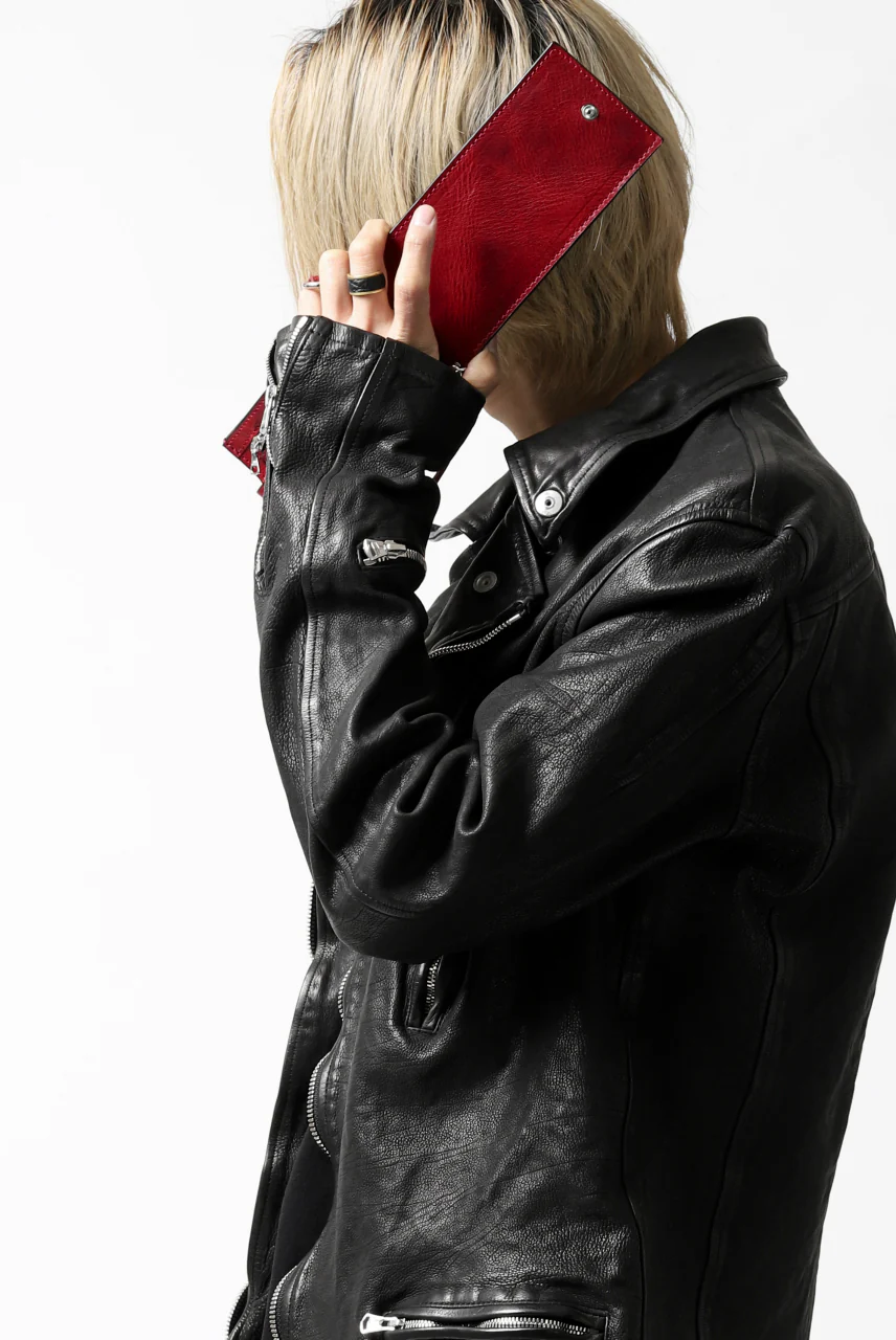 ISAMU KATAYAMA BACKLASH exclusive DOUBLE RIDERS JACKET / JP-CALF GARMENT WASHED (BLACK) - Image 68
