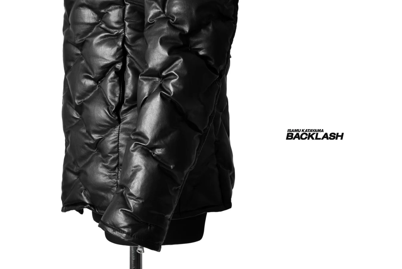ISAMU KATAYAMA BACKLASH exclusive HOODED DOWN JACKET /［KANGAROO LEATHER / POLAND WHITE GOOSE] (BLACK) - Image 36